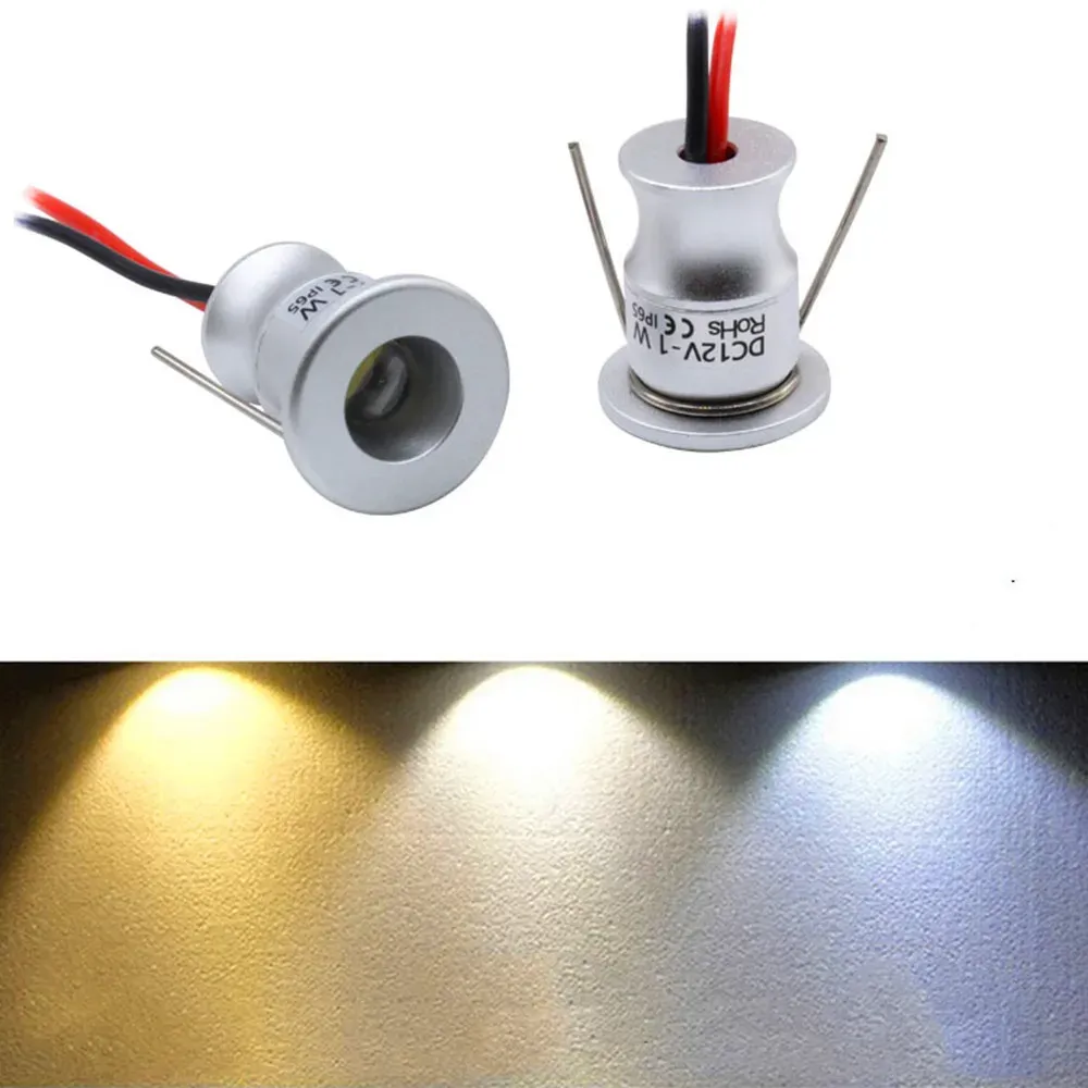1W LED Mini Spotlights, Brushed Nickel Aluminum... From Ddmyaug, $42.93 ...