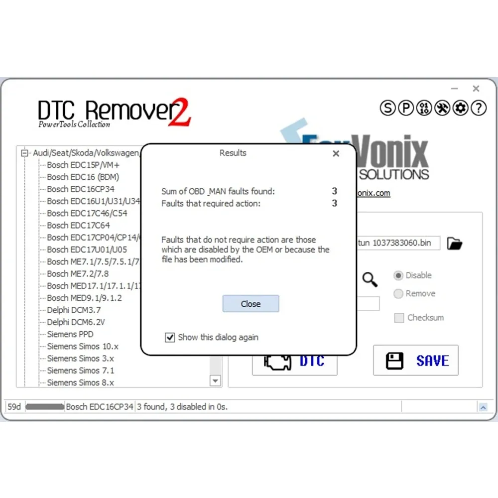 V2.5.6 DTCRemover 2 DTC Remover DTC off Delete Software with Dongle Remove or Disable DTCs in Different ECUs ECU Progammmer