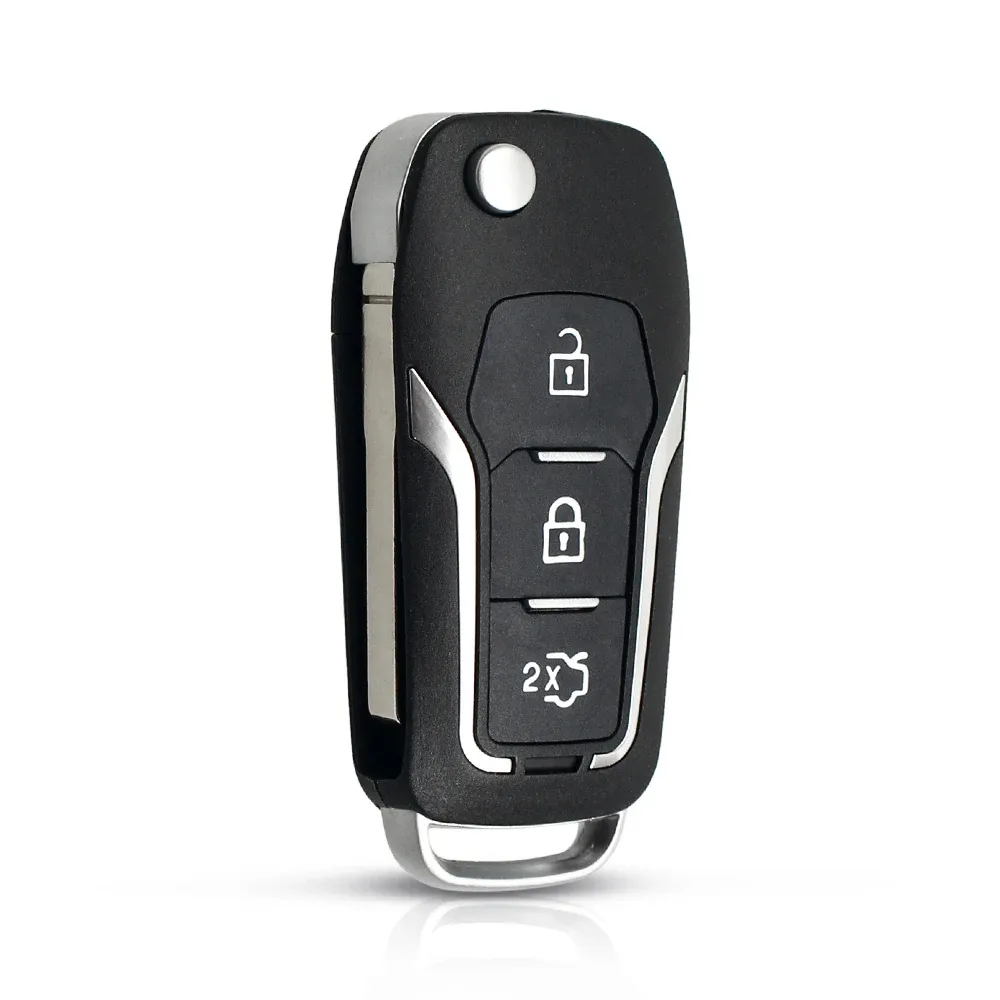 Ford Remote Key Fob Cover Case – Black – Fits Galaxy Transit Connect Custom