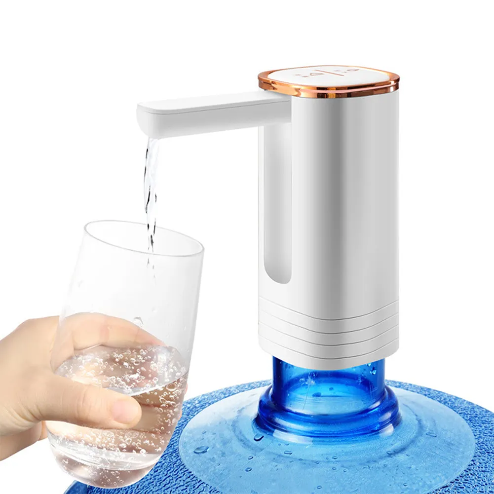 Portable Electric Water Pump Dispenser - Cordless, USB Rechargeable ...