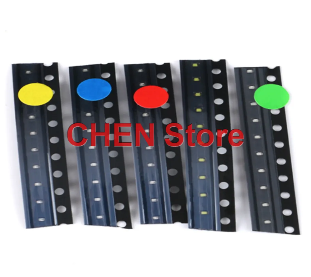 x Green Red White Blue Yellow 0402 0603 0805 1206 1210 3582 5050 5730 ...