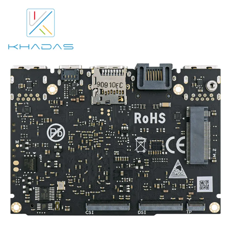 Khadas Powerful VIM3 Pro Single Board Computer 4GB 32GB Development Board Amlogic A311D with Dual Camera/Display 4K 2.2GHz OOWOW