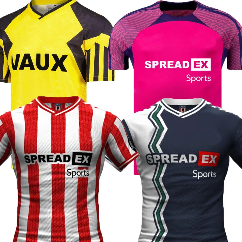 SUNDERLAND Home Away Third Retro Soccer T Shirts Jobe Bellingham