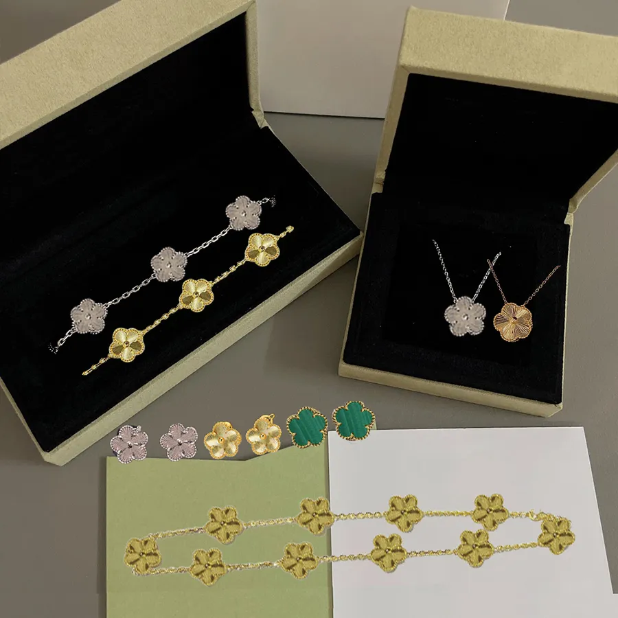 Designer Four Leaf Clover Gold Flower Necklace ... From Lucyjewelry, $9 ...