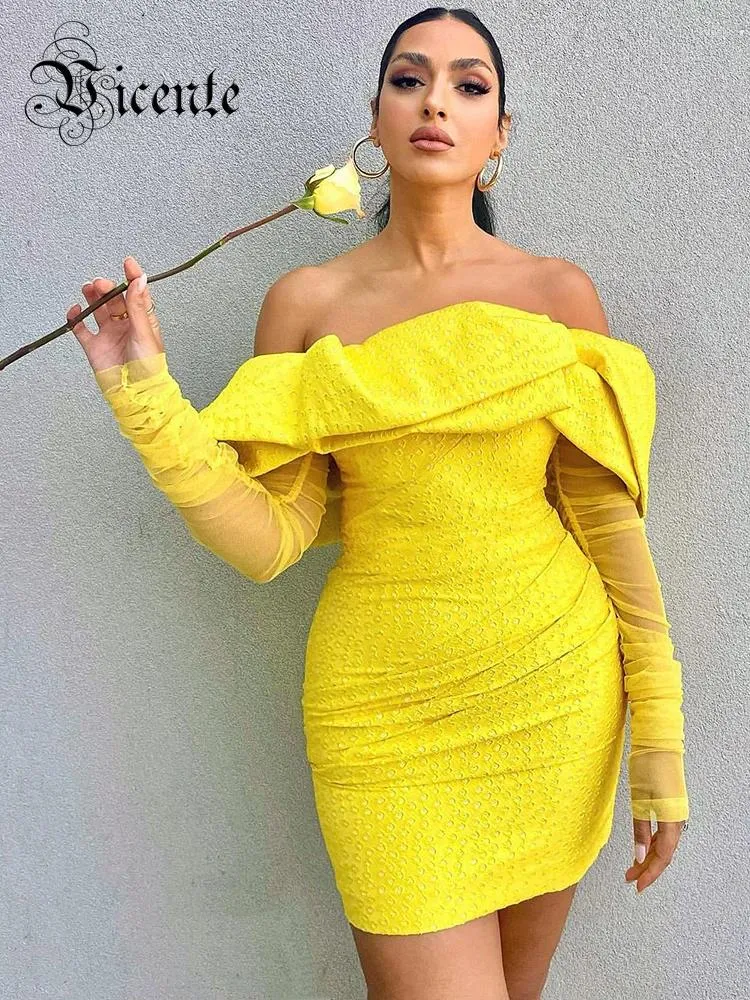 white christmas dresses Women's Cotton Yellow Wrapper Dress