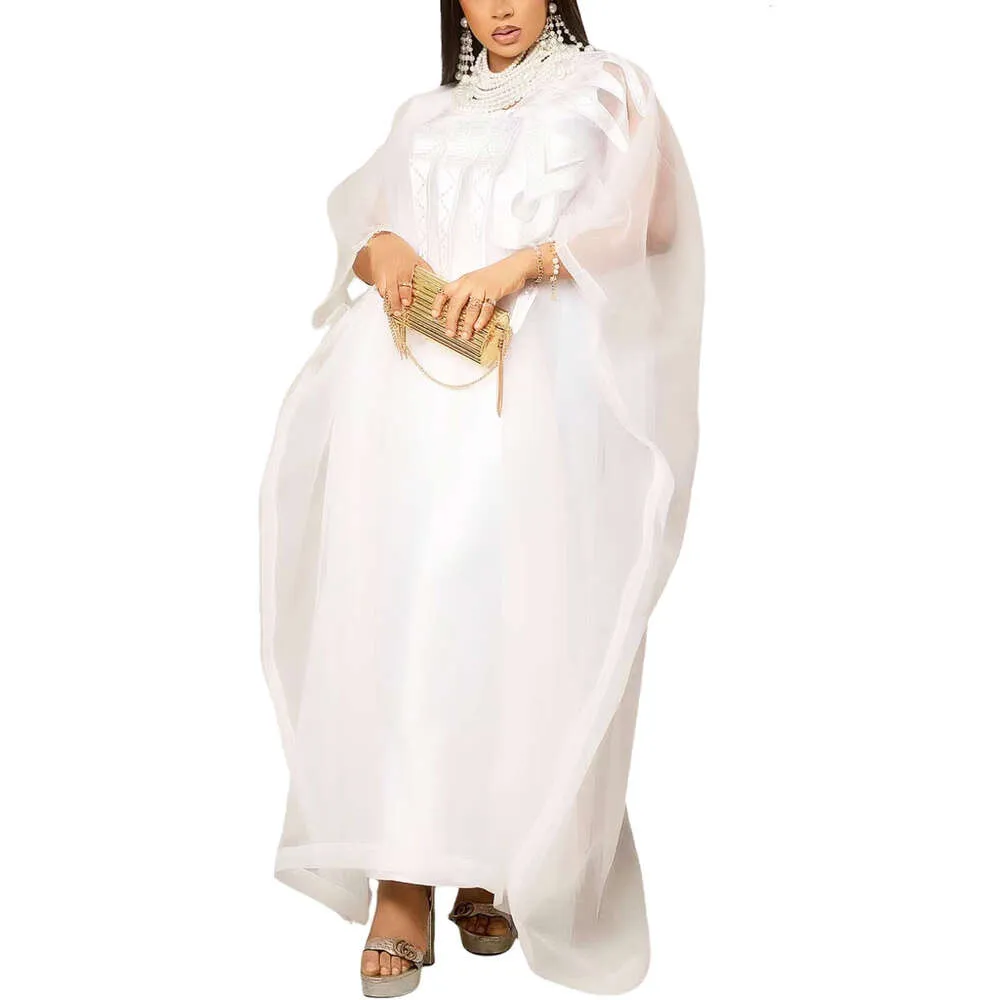chinese dress ladies Church Dresses for Black Women African Fashion Ruffled O Neck Formal E   Mega Mart Center