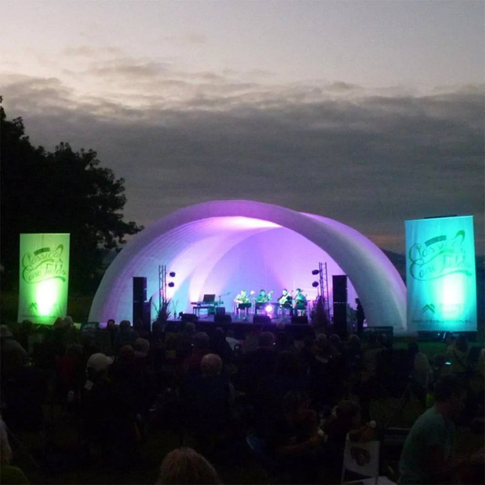 Giant Inflatable Stage Tunnel White Car Cover... From Longfeifei ...