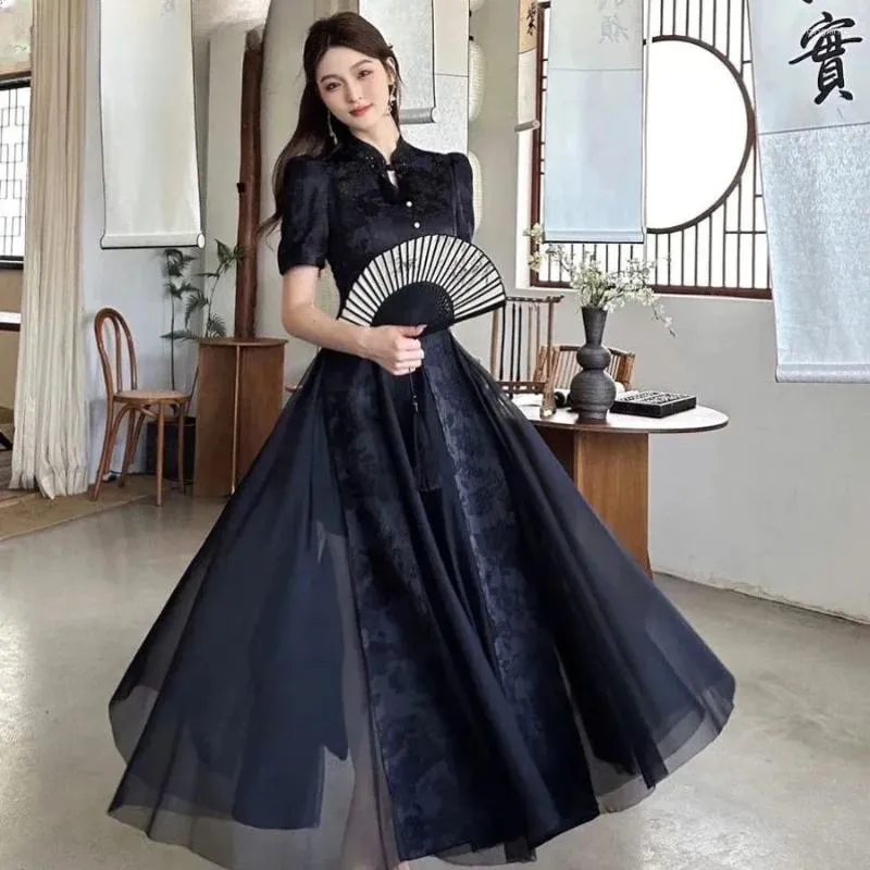 black long party dress Fashion Black Lace Long Sleeve Prom Dresses Evening Dresses, Party Dresses,  MP221 main image 0