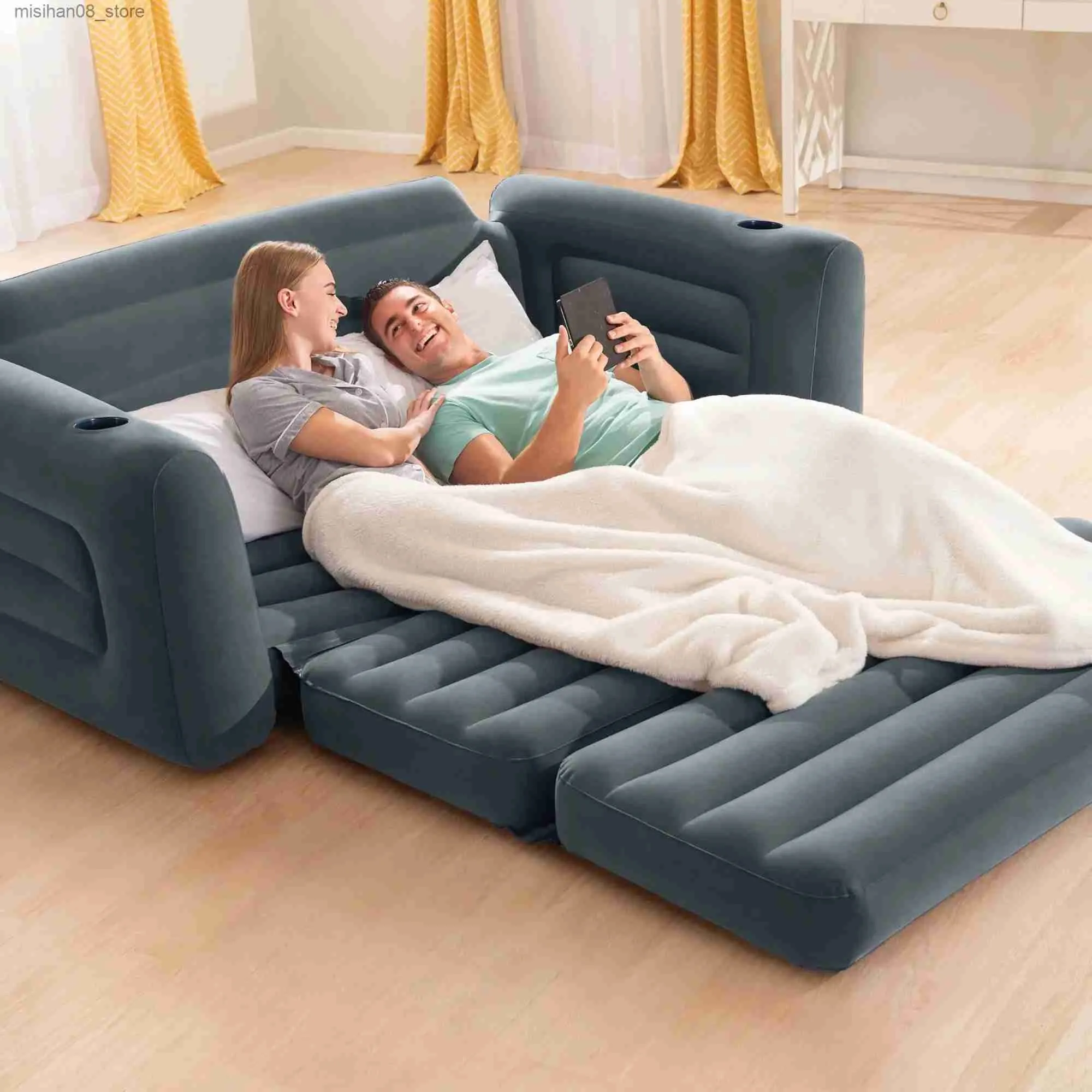 Other Furniture INTEX Double Folding Lazy Inflatable Sofa Bed For