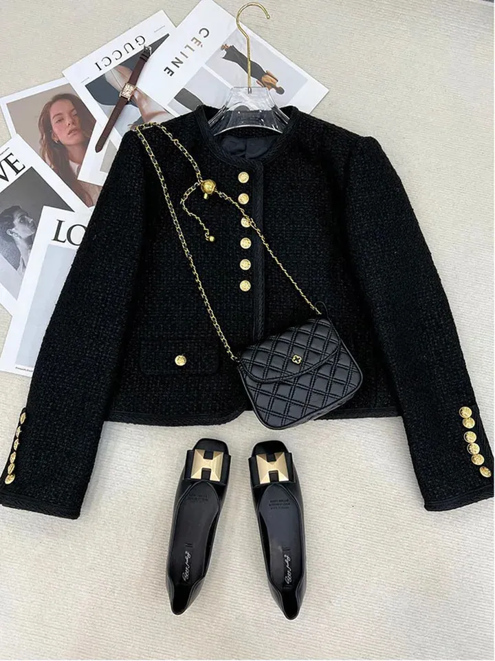 asclo tweed jacket ツイードジャケット　ブラック　韓国 asclo tweed jacket ツイードジャケット ブラック 韓国