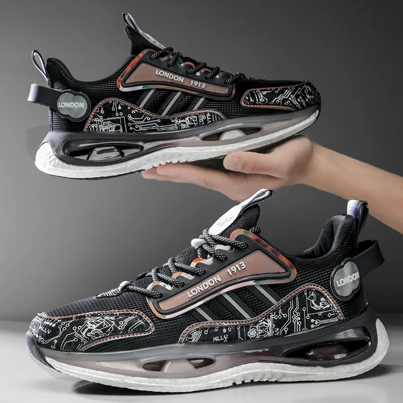 Breathable New Mens Running Hot Shoes: 2024 Woven Mesh
