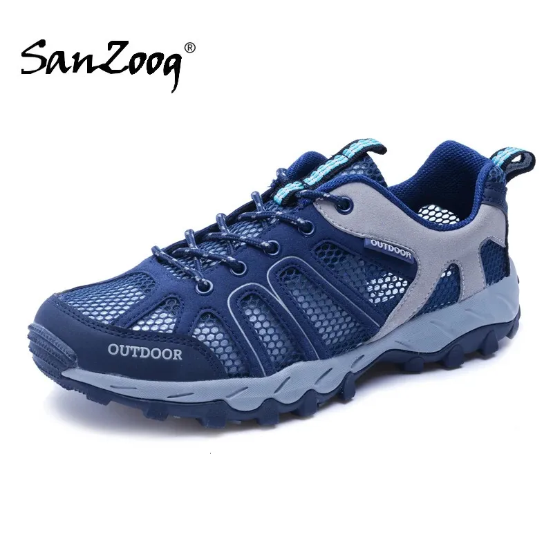 Summer Outdoor Mesh Breathable Trekking Shoes: Hiking and Tracking Sneakers  for Men and Women Amphibious 240624