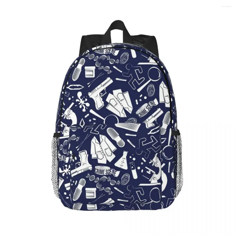 Backpack Forensics Backpacks Boys Girls Bookbag Fashion Children School Bags Travel Rucksack Shoulder Bag Large Capacity