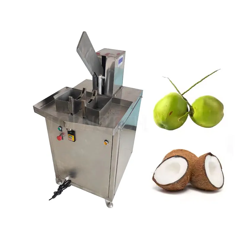 Electric Young Coconut Cutter Easy Half Cutting Machine For Smooth ...