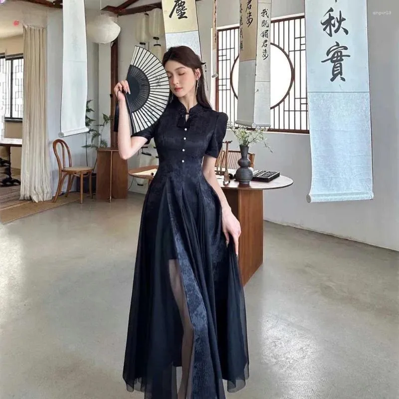 chinese dress ladies Traditional Chinese Black Dress