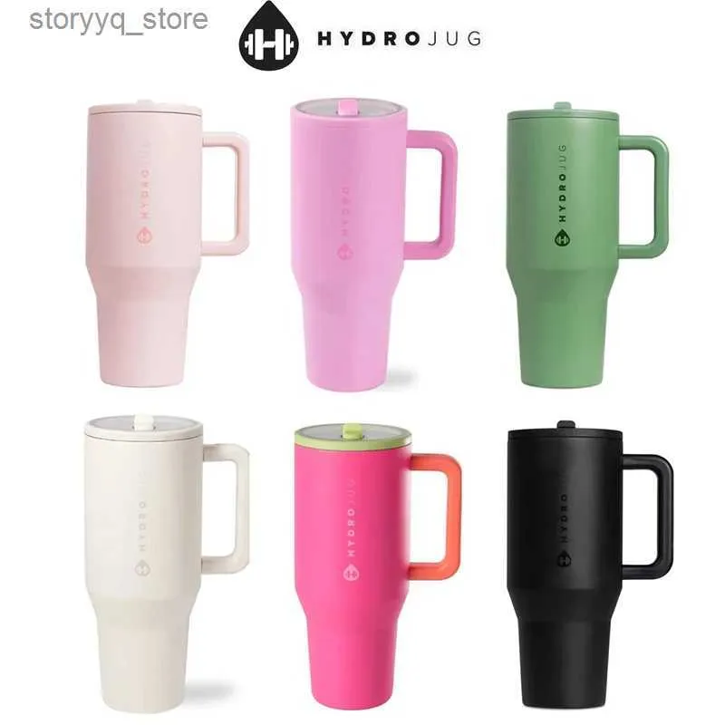 Stainless Steel Travel Mug 32Oz/40Oz Hydrojug Traveler with Straw