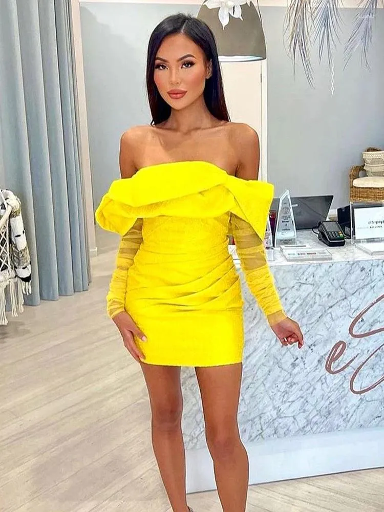 white christmas dresses Buy Yellow Eclipse Printed Cotton Dress main image 0