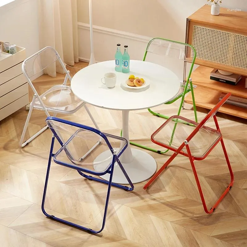 Camp Furniture Pvc Plastic Outdoor Garden Chairs Childeren Decoration Back Foldable Waterproof Green Mueble Jardin
