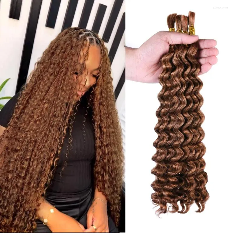 Peruvian Deep Wave Deep Bulk Braiding Hair For Braiding 18 Inches No Wefts Natural Color 100g Ideal For Womens Braids From Wigs8 49.94 DHgate.Com