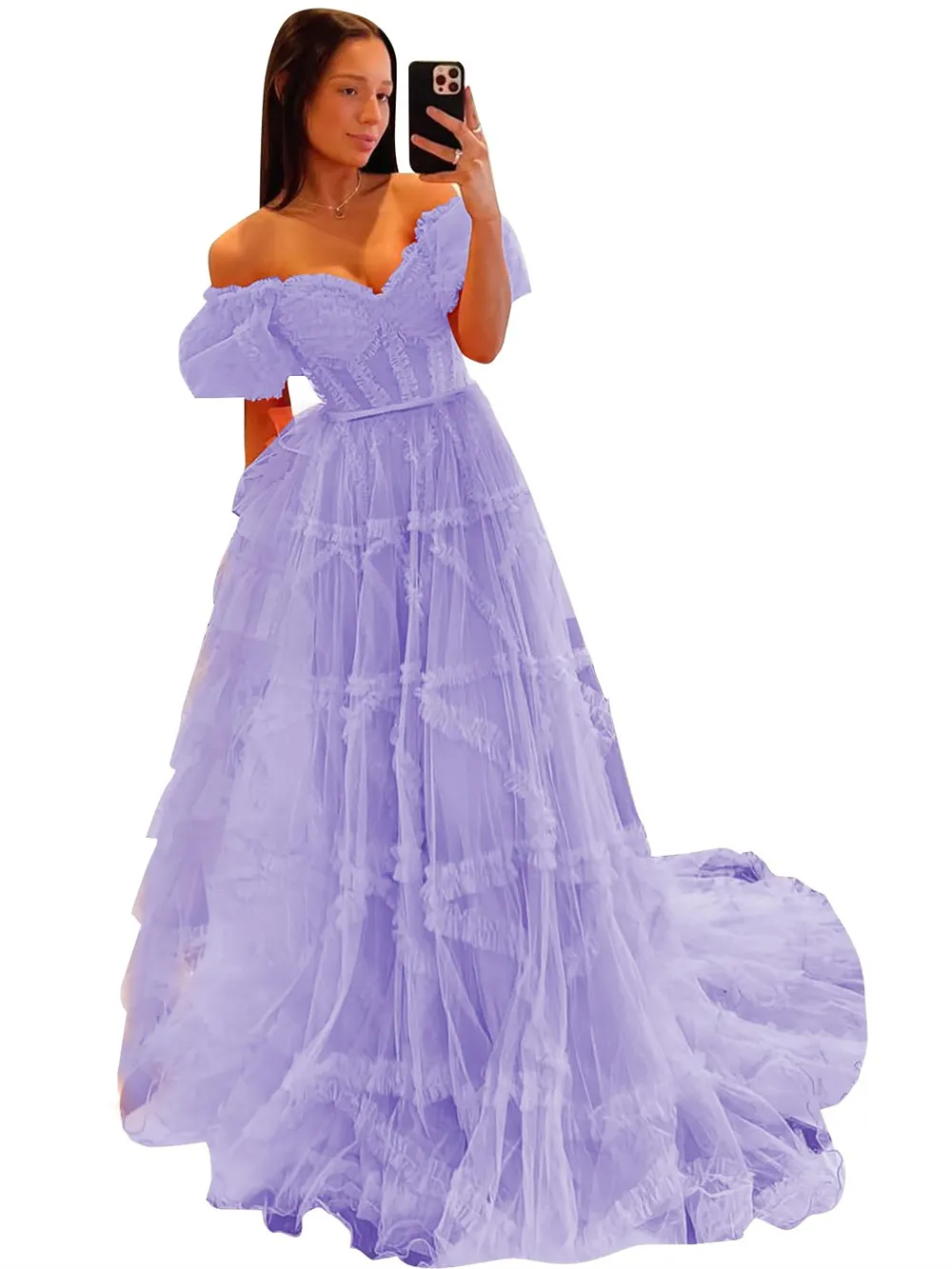 Long Prom Dress Plus Size Short Sleeve Off-the-Shoulder V-Neck Backless Tulle Ball Gown Sweep Train from Dhgate Prom Dresses - price 124.63 Long Prom Dress Plus Size Short Sleeve Off-the-Shoulder V-Neck Backless Tulle Ball Gown Sweep Train from Dhgate Prom Dresses - price 124.63