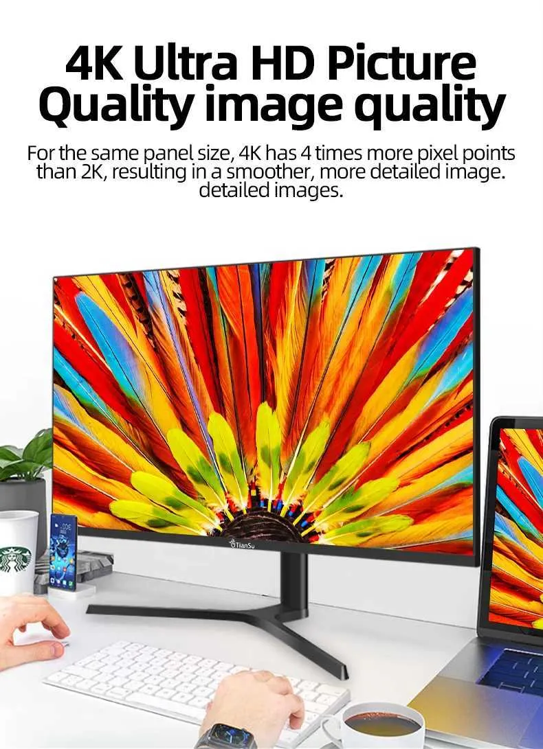 TIANSU 10 Inch LCD Monitor 1280 x 768 Resolution 3D-Ready AMD FreeSync ...
