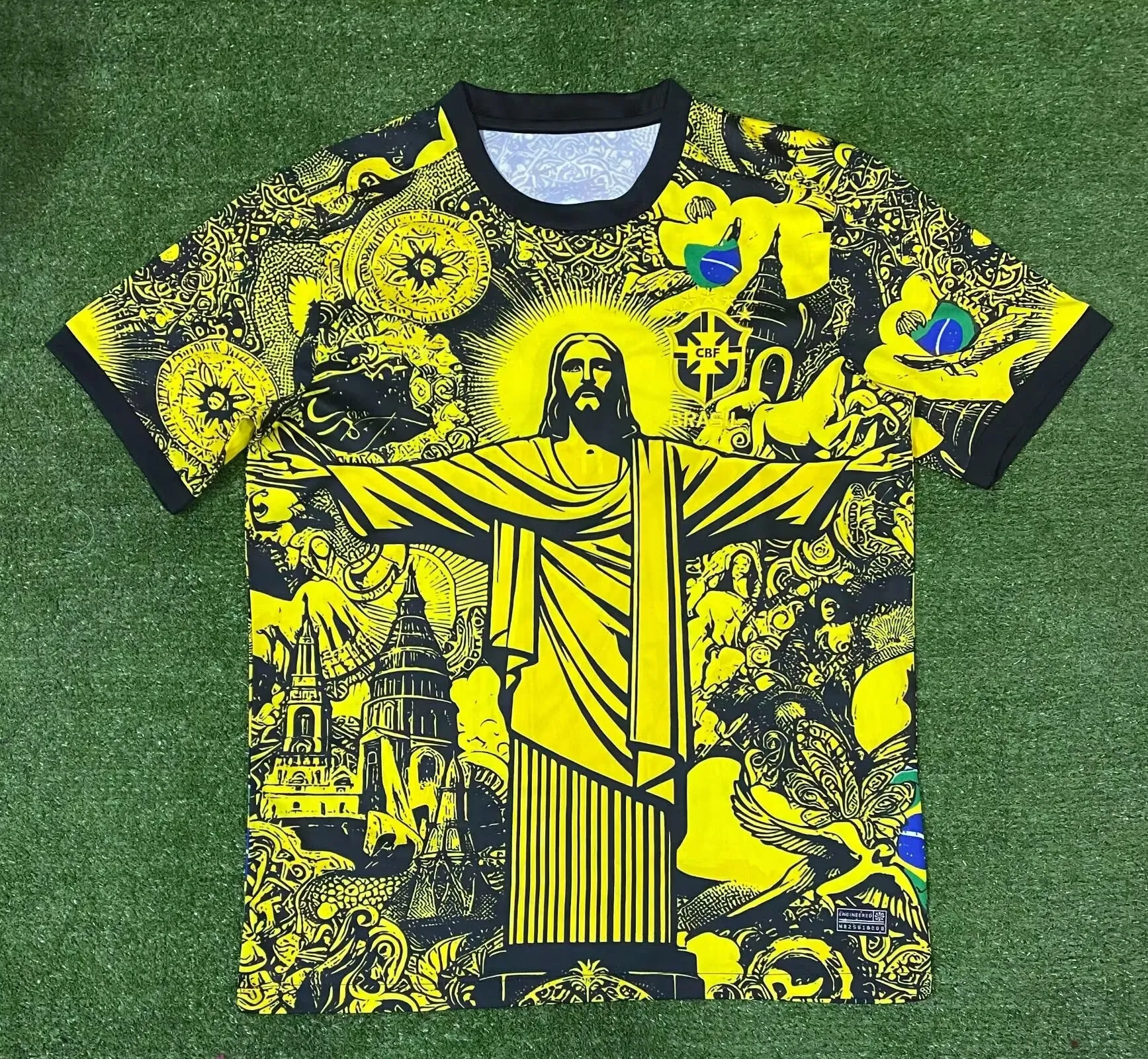 Save Big on Bulk Christ The Redeemer Brazil Jersey Brazil Soccer Jersey /25  Yellow Christ The Redeemer Kit Neymar, Richarlison More Best Deals - Main Image