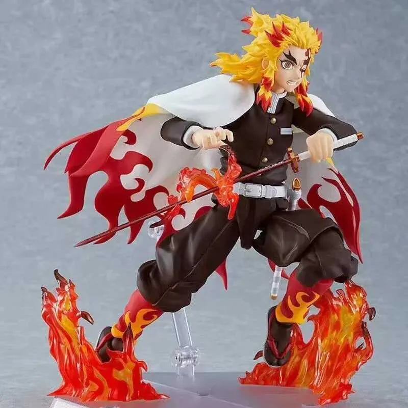 DHgate.com:Anime Demon Slayer Action Figure: Rengoku Kyoujurou Figma #553  PVC Collection Model:Toys \u0026 Gifts