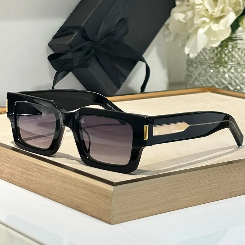 Vintage Inspired Square Sunglasses With UV 400 Protection, Thick