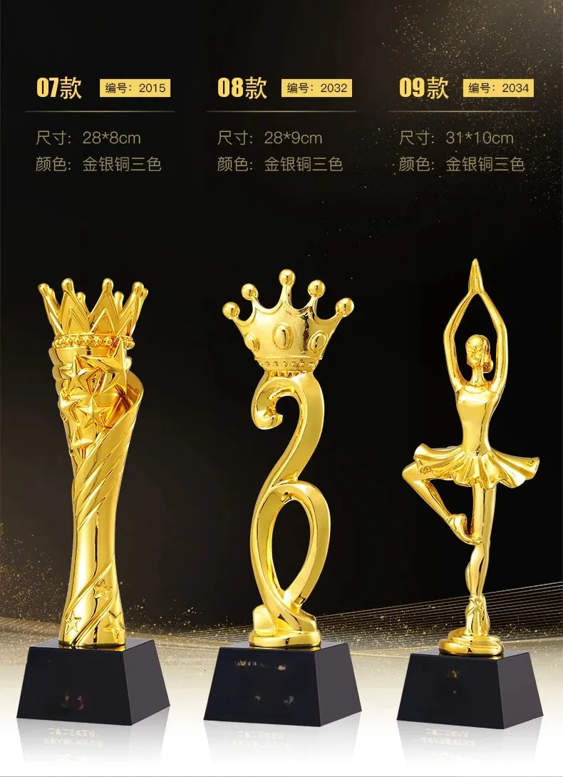 Set Di 24 Mini Trofei E Medaglie In Plastica Oro, Argento, Bronzo - Per Gare, Feste, Tornei E Competizioni Sportive