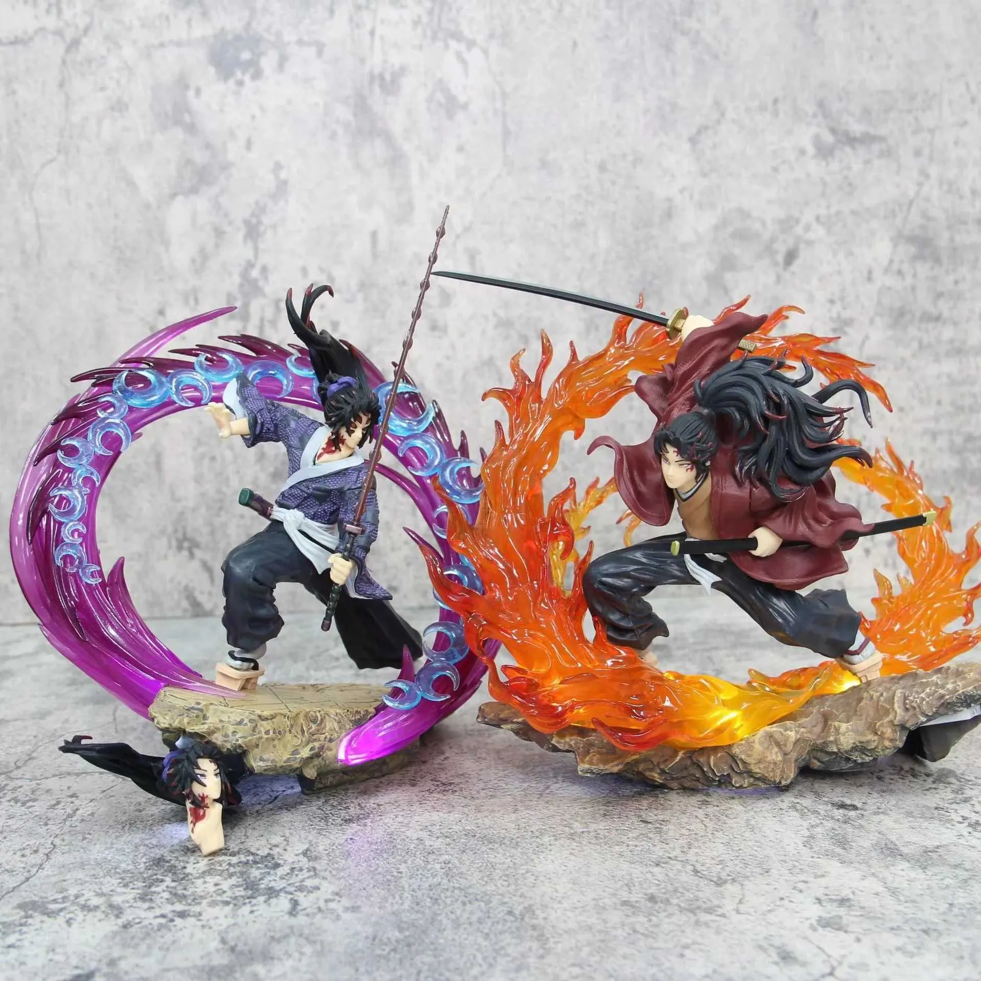 Figurine Anime Demon Slayer - Kokushibo, Yoriichi, Giyu, Daki - Modèle PVC 30 Cm - Collection, Décoration, Cadeau Fan
