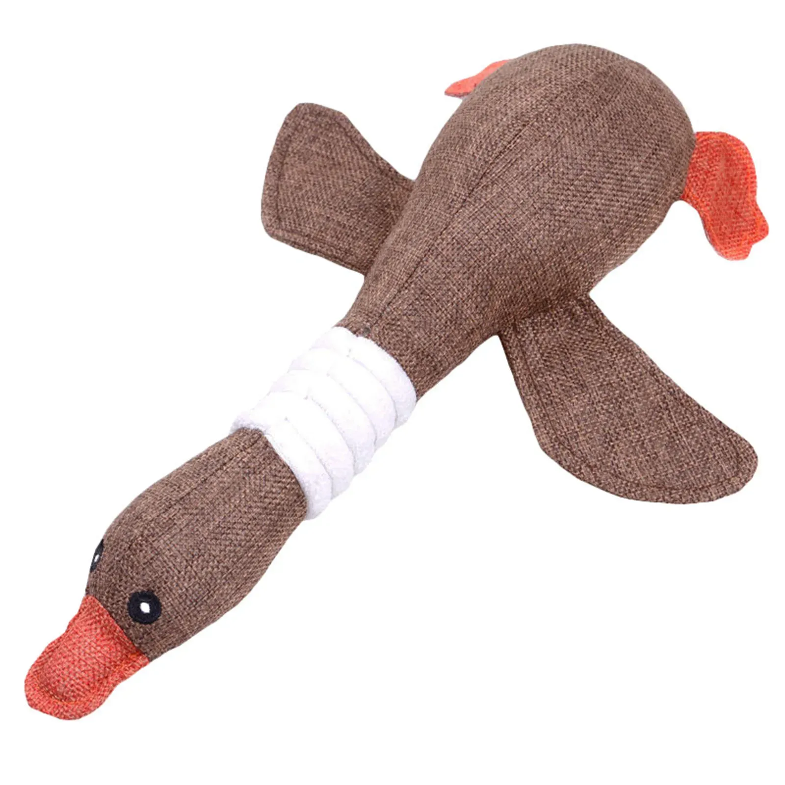 DHgate Indestructible Dog Toys for Aggressive Chewers Squeaky Plush Geese Toys for All Dogs Pet Supplies