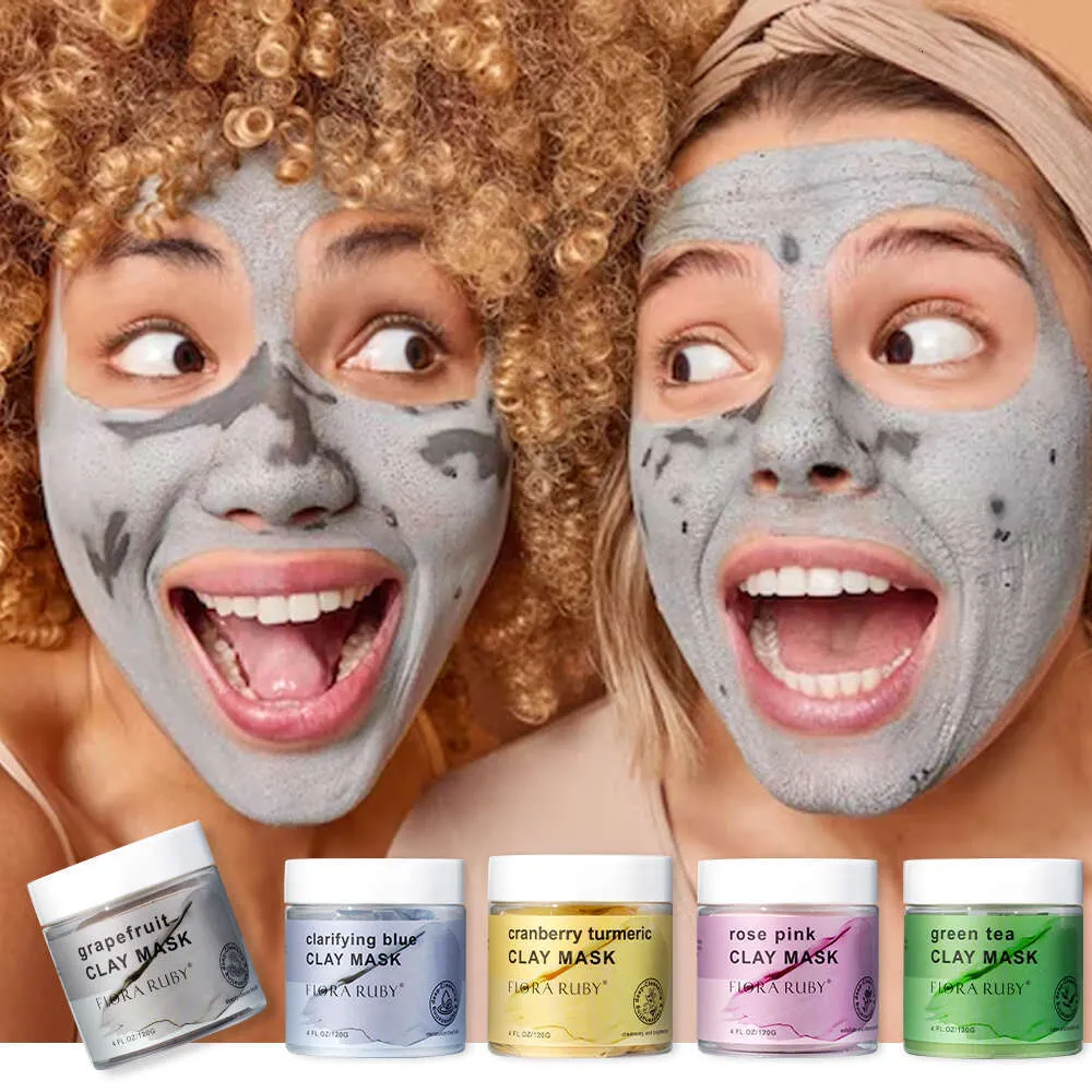 Face Clay Mask Kaolin Clay Bentonite Clay Mud Mask for Oily Skin 6