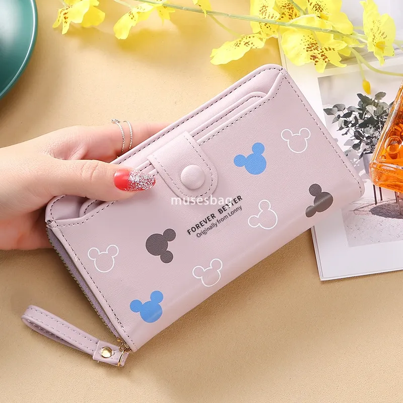 Women's Compact Card Holder with Large Capacity and Multiple Card Slots