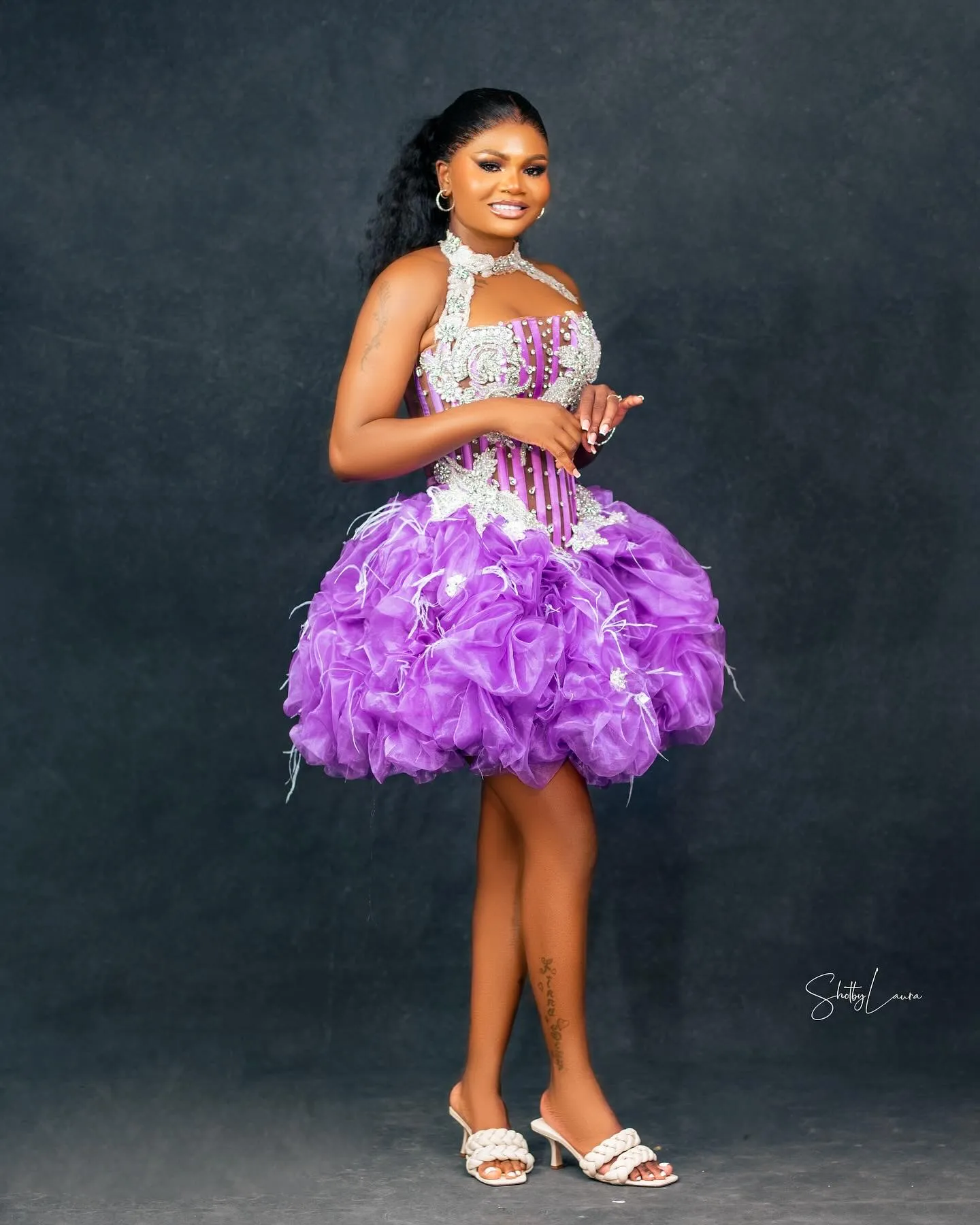 slim fit dress slacks Luuvis A Line Lilac Short Graduation Dress Spaghetti Straps Homecoming Dress  with Lace Ruffles