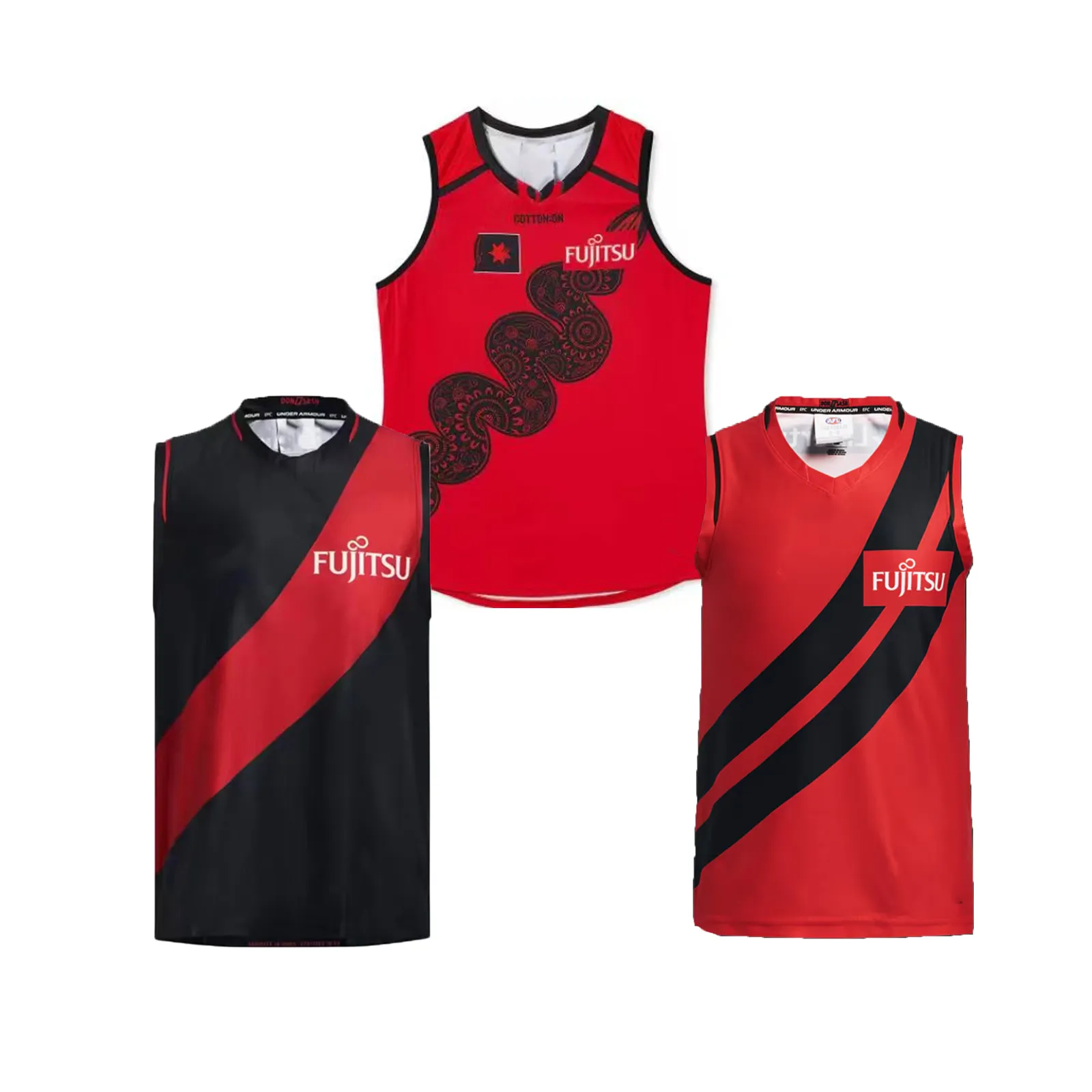 2024 Essendon Football Club Men's Authentic Home/Indigenous/Clash Guernsey