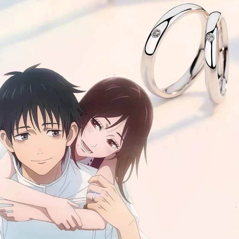 JJK Okkotsu Yuta Ring 925 Sterling Silver Anime Cosplay Ring Jewelry Gift  for Men Women