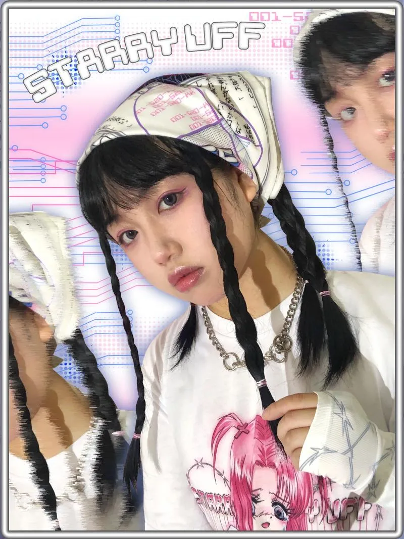 Japanese Scarf Bandanas: Starry UFF Reselling Original Design For 