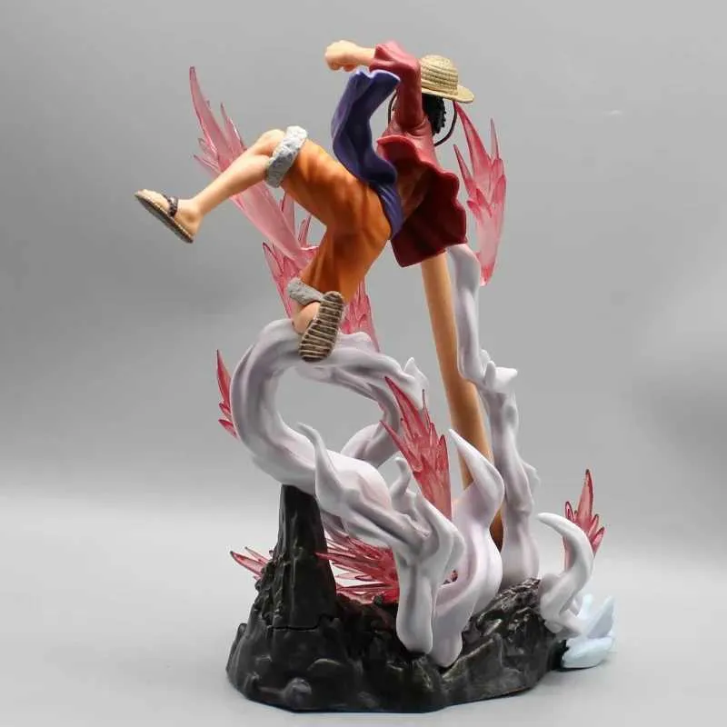Action Toy Figures PVC 29 cm One Piece Luffy Nika Anime