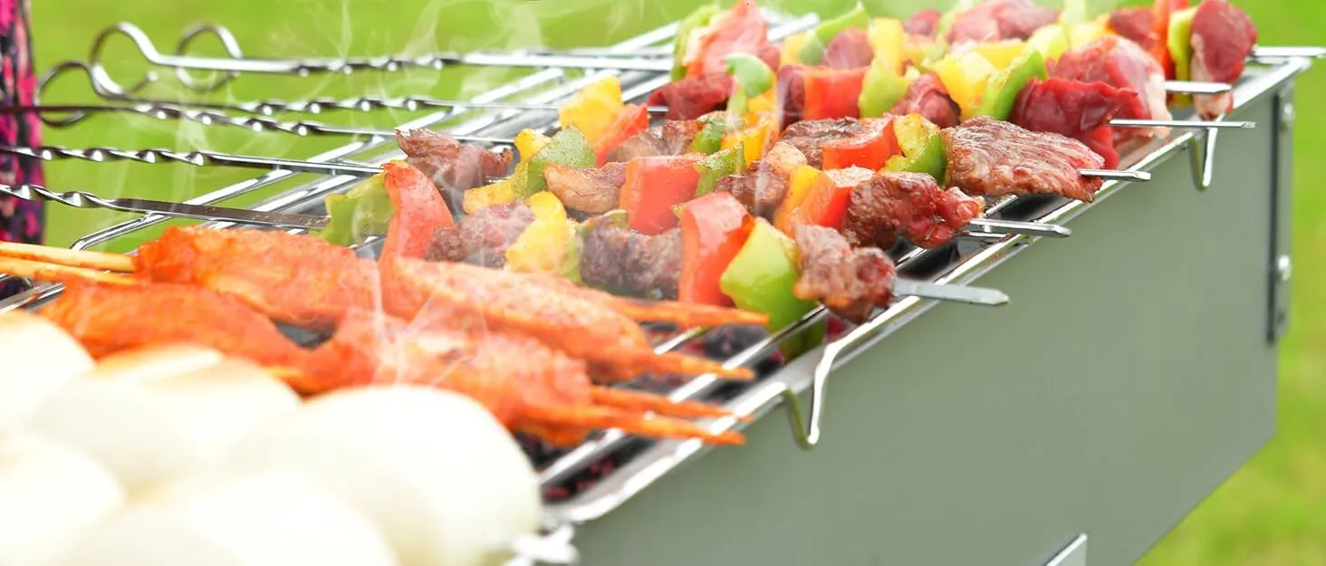 Portable Hibachi Charcoal Grill – Foldable BBQ For Camping, Backyard & Tailgating (Multiple Sizes)