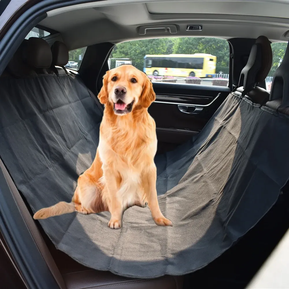 DHgate Carriers Premium Dog Car Seat Cover Waterproof Pet Travel Hammock Rear Back Seat Protector Mat Enhanced Safety Pad for Dogs Pet Supplies