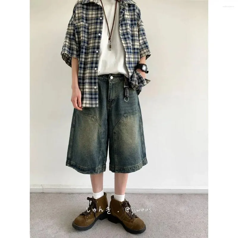 Save Big on Bulk Baggy Streetwear Jeans Women's Baggy Denim Shorts Womens:  High Waisted Y2K Style Vintage Wash Denim Shorts With Pockets, Loose Fit