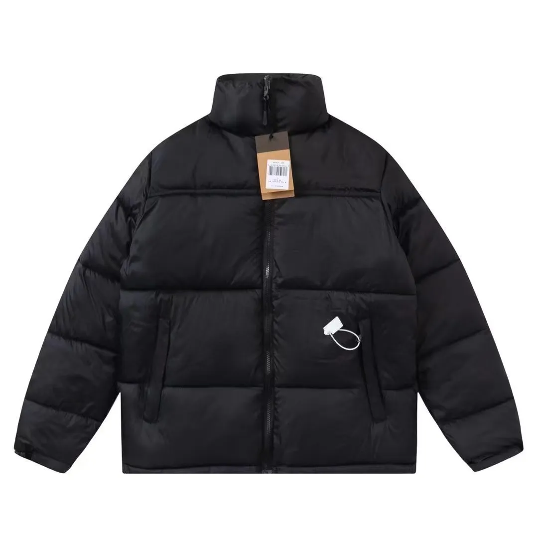 Northfaced Puffer Black And White Jacket With Norh Face And