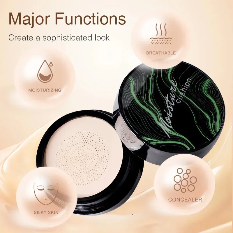 Chafful Mushroom Head BB Cream Foundation Cushion - Moisturizing, Concealer, Light Coverage 4 thumbnail image