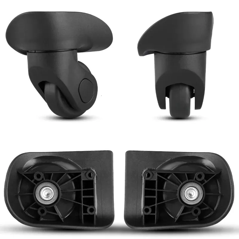 Ruote Girevoli Per Valigia 360° - Ricambio 2 Pezzi, Diametro 41mm, Silenziose, Colore Nero (Modello A20)