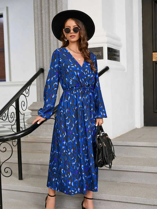 Basic Casual Dresses: Womens Leopard Print, Long... From Shoppin_china,  $38.12 In Bulk | DHgate.Com
