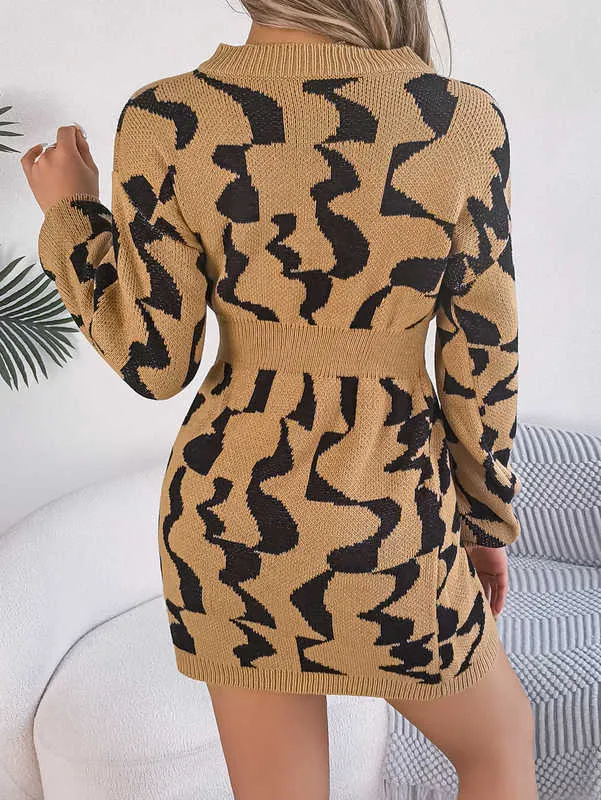 long sleeve empire waist mini dress Full Lace Long Sleeve Empire Waist V-neck Babydoll Mini Dress main image 0