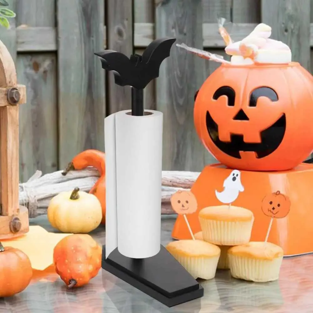 Halloween Gothic Wooden Gothic Toilet Paper Holder Stylish Bathroom And Kitchen Countertop Stand For Bat Paper Towels 246276 From Mhck 2.09 DHgate.Com