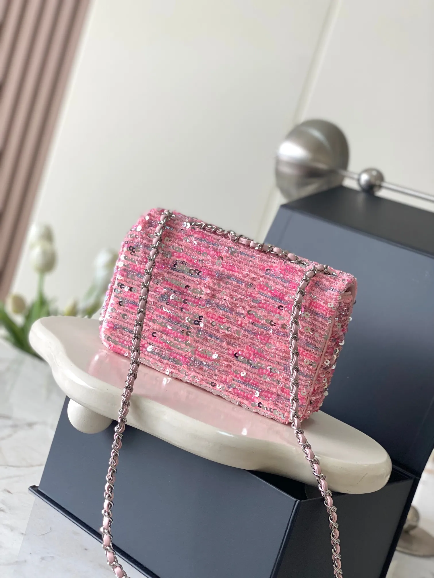 Chanel Sequin Chanel Bag Limited Edition 2019 Deco Sequin