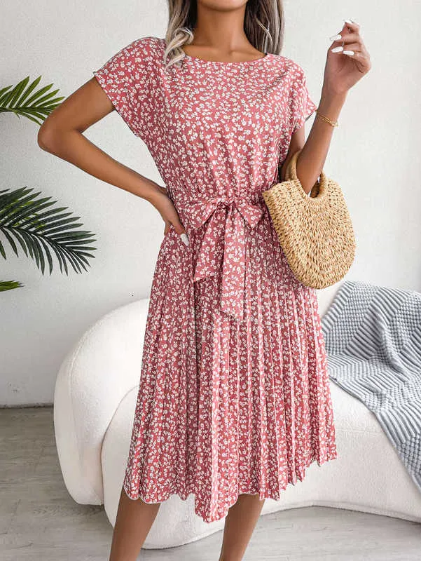 white christmas dresses Wedtrend Women White Casual Dress Short Sleeves V Neck Midi Summer Dress, White / L main image 0