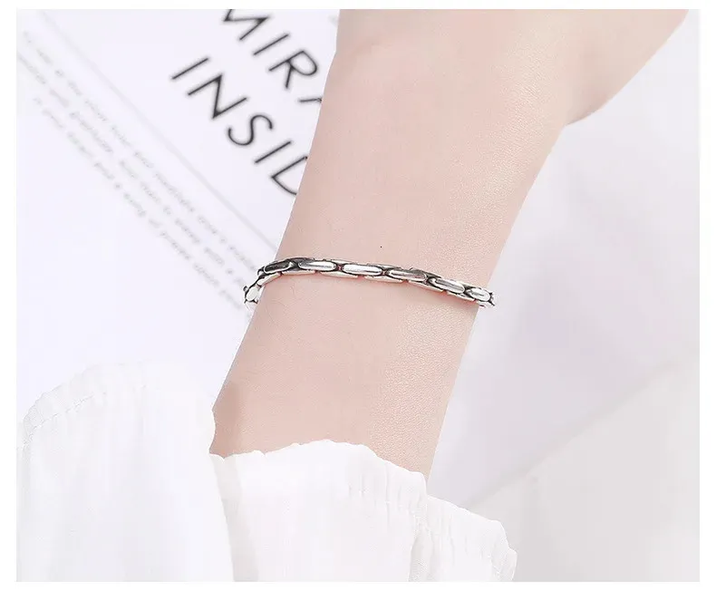 DHgate.com:S925 Sterling Silver Bracelet for Men - Bamboo DHgate.com:S925 Sterling Silver Bracelet for Men - Bamboo
